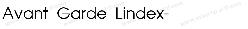 Avant Garde Lindex字体转换
